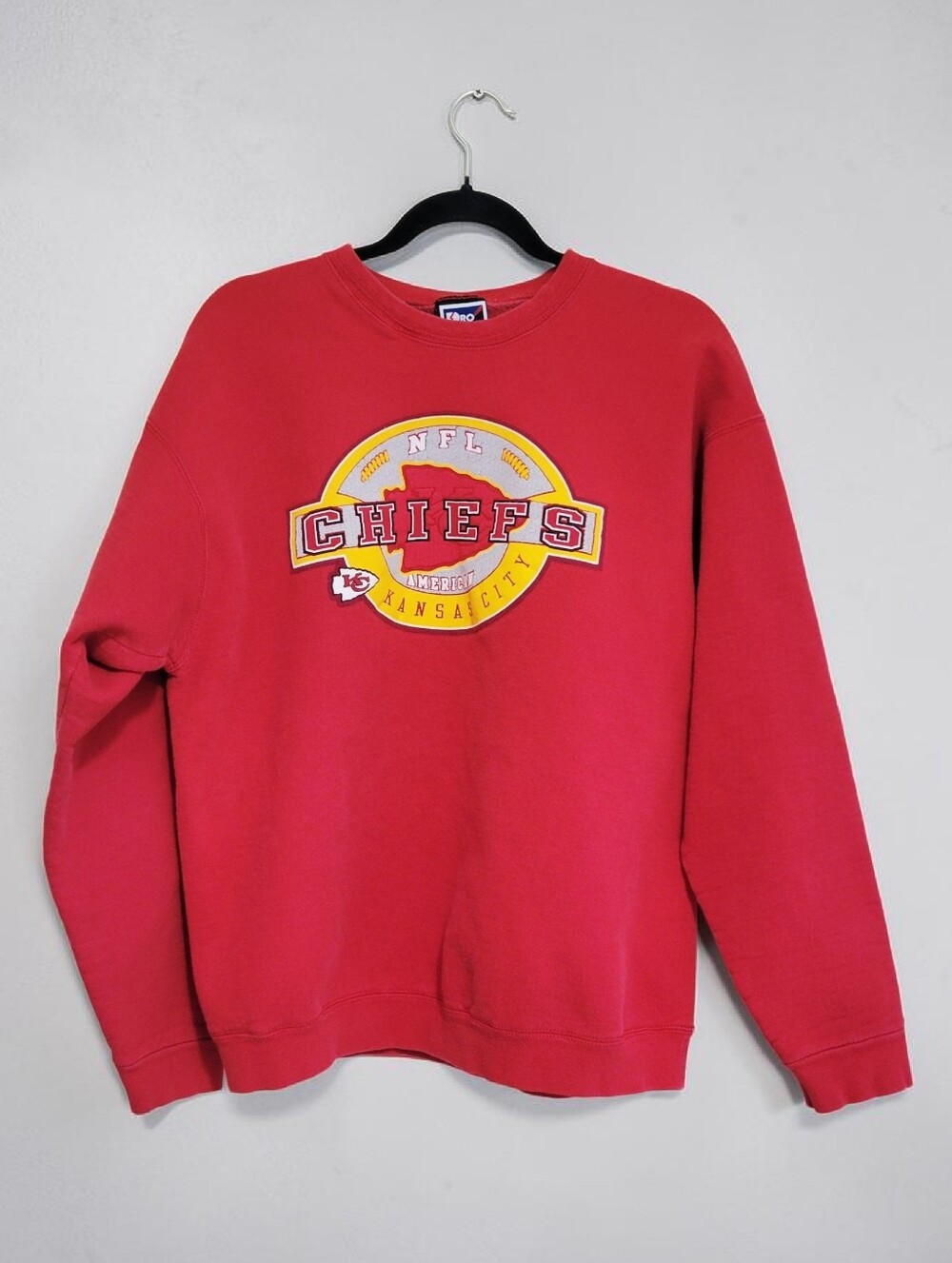 Kansas City Chiefs Red Crewneck Sweatshirt